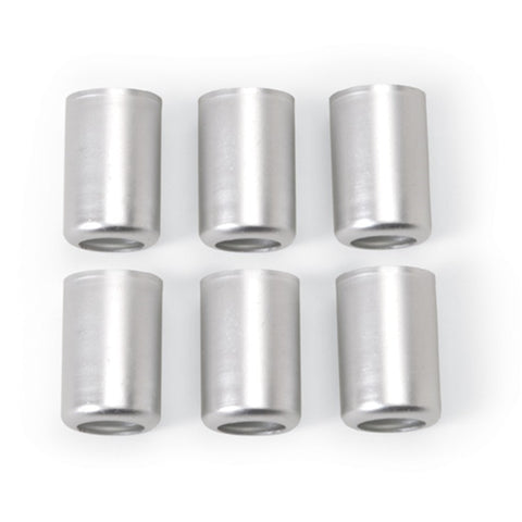 Russell Performance -10 AN Stainless Steel Crimp Collars (O.D. 0.825) (6 Per Pack) - 610382