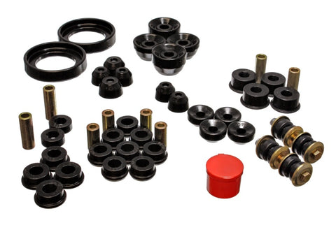 Energy Suspension 94-97 Honda Accord/Odyssey Black Hyper-Flex Master Bushing Set - 16.18107G