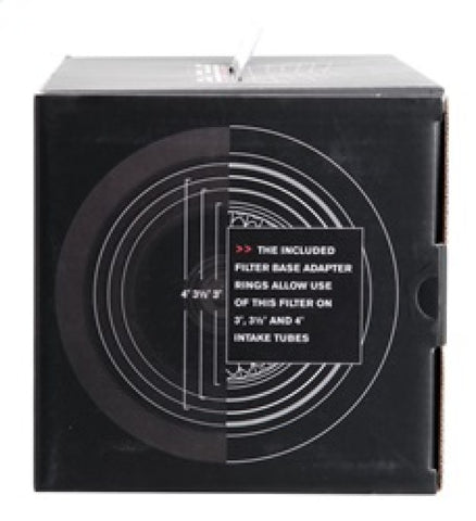 Spectre Adjustable Conical Air Filter 9-1/2in. Tall (Fits 3in. / 3-1/2in. / 4in. Tubes) - Blue - 9736