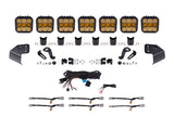 Diode Dynamics Bronco SS5 Pro CrossLink Windshield - Yellow Combo Lightbar Kit - DD7265