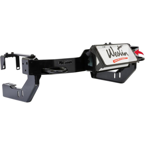 Westin MAX Winch Tray License Plate Bracket - Black - 46-20055