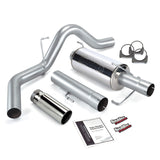Banks Power 06-07 Dodge 5.9L 325Hp Mega Cab Monster Exhaust System - SS Single Exhaust w/ Chrome Tip - 48708
