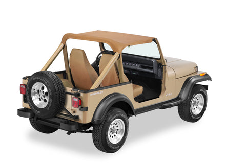 Bestop 92-95 Jeep Wrangler YJ Strapless Targa Bikini (Spice) - 52519-37