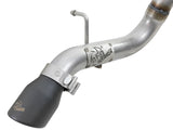 aFe MACH Force-Xp Axle-Back Hi-Tuck Exhaust System w/Black Tip 18-19 Jeep Wrangler (JL) V6 3.6L - 49-48075-B