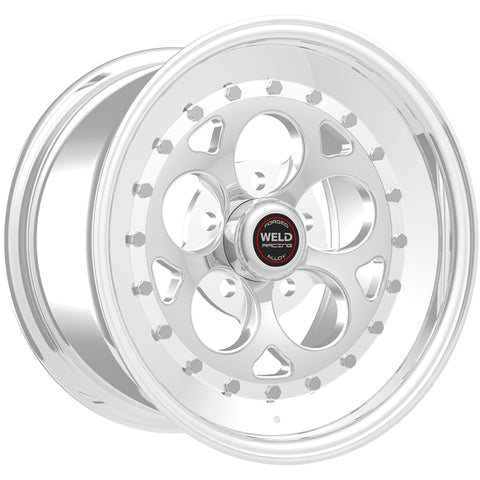 Weld Magnum III 15x4 / 5x4.5 BP / 1.5in. BS Polished Wheel - Non-Beadlock - 792P-54202