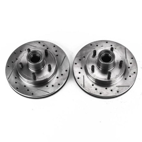 Power Stop 95-97 Chevrolet Blazer Front Evolution Drilled & Slotted Rotors - Pair - AR8617XPR