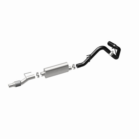 MagnaFlow SYS Cat-Back 11-14 Ford F-150 3.5L V6 EcoBoost 3in Black Single Side Exit Rear 3 Tip - 15364