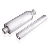 Stainless Works 2018+ Jeep Wrangler JL 304SS Factory Connect 2.5in Cat Back Dump Exhaust System - JPJLUCBD