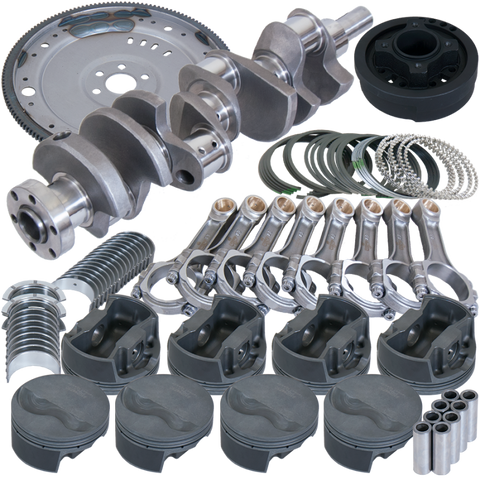 Eagle Ford 302 V-Rib Belt 157 Tooth Flexplate Balanced Rotating Assembly - 5.400in I-Beam +.060 Bore - B16003EA060