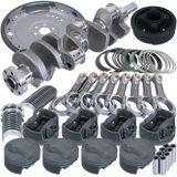 Eagle Ford 302 V-Rib Belt 157 Tooth Flexplate Balanced Rotating Assembly - 5.400in I-Beam +.060 Bore - B16003EA060