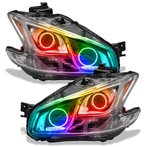 Oracle 09-13 Nissan Maxima SMD HL (Non-HID)-Chrome - ColorSHIFT w/o Controller - 7177-334