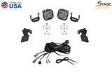 Diode Dynamics 20-Present Polaris RZR A-Pillar LED Pod Kit SS3 Pro - White Combo - DD7637