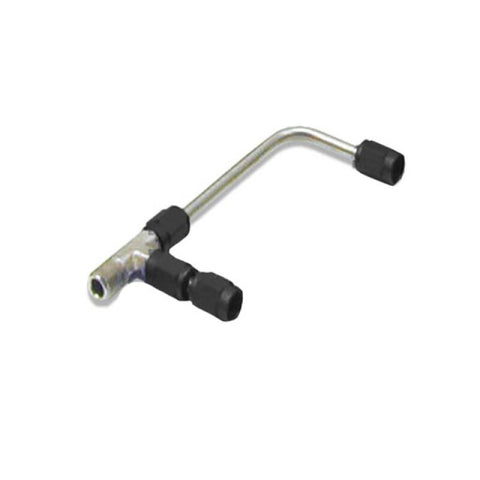 Nitrous Express 4150 Gemini SS Solenoid to Plate Connectors (New Style) - Red - 15723