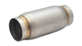 Vibrant SS Race Muffler 3.5in inlet/outlet x 9in long - 1796