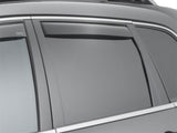 WeatherTech 14+ Jeep Cherokee Rear Side Window Deflectors - Dark Smoke - 81741