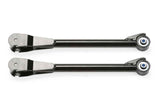 Fabtech 07-18 Jeep JK 4WD Short Control Arm Front Upper Links w/Poly Ball Joints - Pair - FTS24118