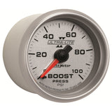Autometer Ultra-Lite II 52mm 0-100 PSI Mechanical Boost Gauge - 4906