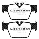 EBC 2018+ BMW X2 Yellowstuff Rear Brake Pads - DP42394R
