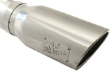 aFe MACHForce XP 5in DPF-Back Stainless Steel Exh Sys, polished tip,Ford Diesel Trucks 08-10 V8-6.4L - 49-43054-P