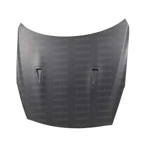 Seibon 09-10 Nissan Skyline R35 GT-R OEM-Dry Carbon Fiber Hood - HD0910NSGTR-OE-DRY