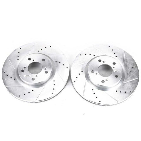 Power Stop 07-13 Acura MDX Front Evolution Drilled & Slotted Rotors - Pair - JBR1171XPR
