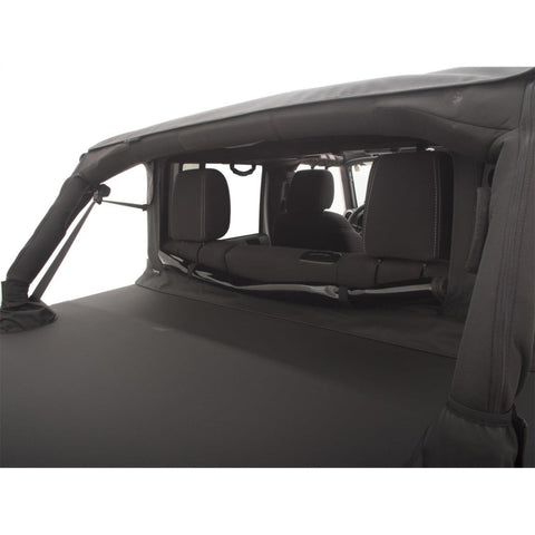 Rampage 2007-2018 Jeep Wrangler(JK) 2-Door Trailview Tonneau Top - Black Diamond - 990235