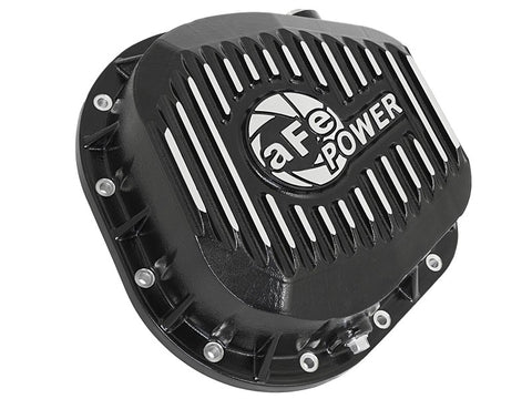 aFe Pro Series Rear Diff Cover Kit Black w/ Gear Oil 86-16 Ford F-250/F-350 V8 7.3L/6.0L/6.4L/6.7L - 46-70022-WL