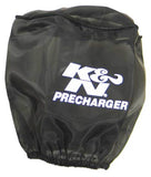K&N Precharger Air Filter Wrap Round Straight Black 5in ID x 5in H - RU-2430PK
