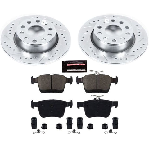 Power Stop 15-18 Audi A3 Rear Z23 Evolution Sport Brake Kit - K7093