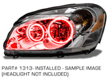 Oracle 06-11 Buick Lucerne LED Headlight Halo Kit - Red - 1313-003