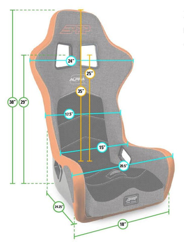 PRP Alpha Composite Seat - A3901