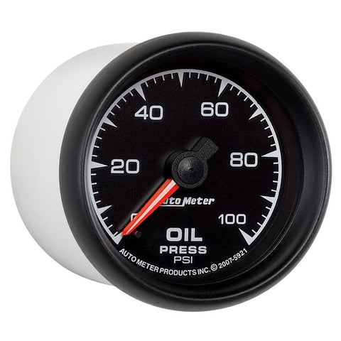 Autometer ES 52mm 0-100 PSI Mechanical Oil Pressure Gauge - 5921