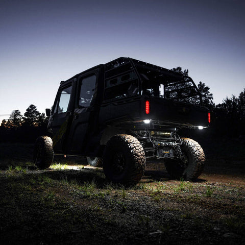 KC HiLiTES Cyclone V2 2.2in. LED Accessory Light 5w Flood Beam (Single) - Clear Lens - 1358