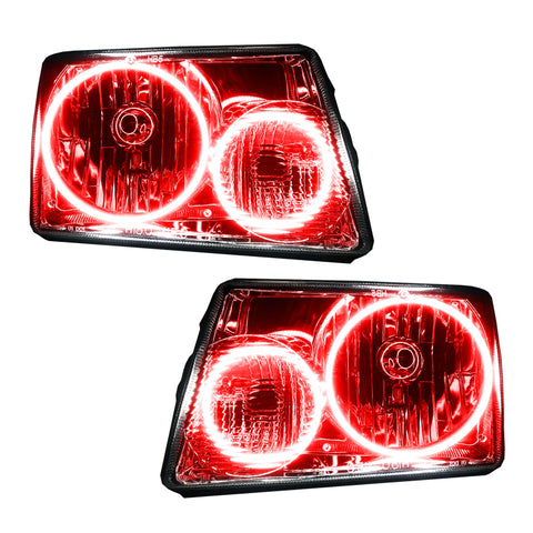 Oracle Lighting 01-11 Ford Ranger Pre-Assembled LED Halo Headlights -Red - 7052-003