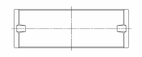 ACL Ford 2.0L/2.3L DOHC Duratec Race Series Main Bearing Set - 5M8174H-.25