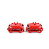 Power Stop 02-05 Ford Thunderbird Front Red Calipers w/Brackets - Pair - S4792