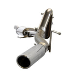 JBA 18-20 Jeep Gladiator JT 3.6L 304SS Single Rear Exit Cat-Back Exhaust - 30-1543