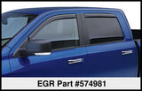 EGR 05+ Toyota Tacoma Crew Cab In-Channel Window Visors - Set of 4 - 574981