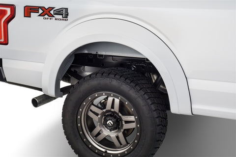 Bushwacker 15-17 Ford F-150 Styleside Extend-A-Fender Style Flares 4pc 67.1/78.9/97.6in Bed - Black - 20936-02