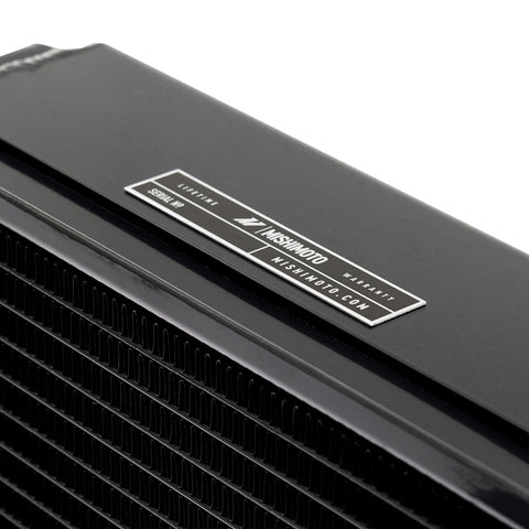 Mishimoto Universal Drag Race Performance Aluminum Radiator - Black - MMRAD-UNI-DRGBK