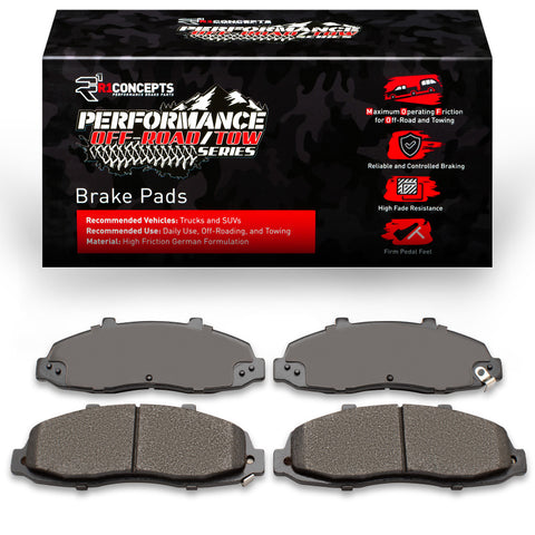 R1 97-04 Lincoln Blackwood Front Off-Road/Tow Brake Pads - 2400-0679-00