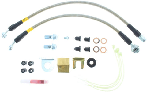 StopTech 06-10 Jeep Grand Cherokee (all) Stainless Steel Rear Brake Lines - 950.58501