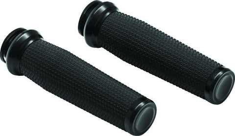 Kuryakyn Thresher Grips 18-Up Indian Models Black - 5961