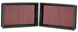 K&N Replacement Air Filter BMW 750/760 SERIES 4.8L-V8/6.0L-V12; 07-08 (2 PER BOX) - 33-2410