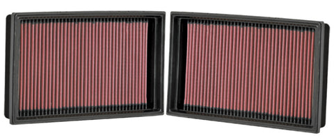 K&N Replacement Air Filter BMW 750/760 SERIES 4.8L-V8/6.0L-V12; 07-08 (2 PER BOX) - 33-2410