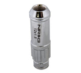 NRG 700 Series M12 X 1.5 Steel Lug Nut w/Dust Cap Cover Set 21 Pc w/Locks & Lock Socket - Silver - LN-LS700SL-21