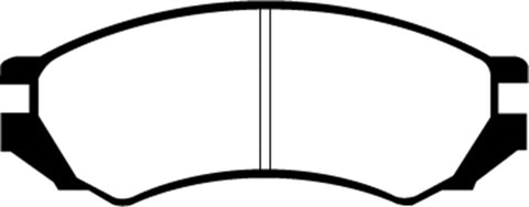 EBC 91-93 Nissan NX 2.0 (ABS) Yellowstuff Front Brake Pads - DP4839R