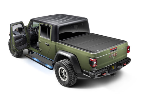 RealTruck 20-24 Jeep Gladiator CC 4dr VoltStep Electric Running Board Kit - Bedliner Coating - 20451687T