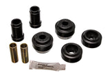 Energy Suspension 81-90 Dodge/Chrysler/Plymouth Black Front Lower and Upper Control Arm Bushing Set - 5.3107G