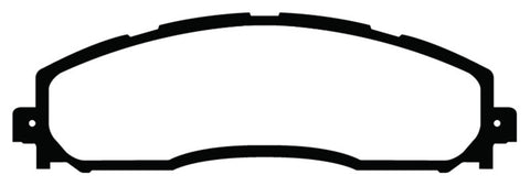 EBC 13+ Ford F250 (inc Super Duty) 6.2 (2WD) Yellowstuff Rear Brake Pads - DP43016R